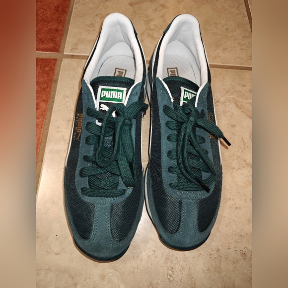 Puma Men's Teal Sneakers - Picture 1 of 4